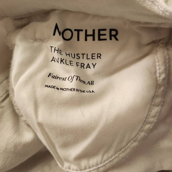 Mother The Hustler Ankle Fray Fairest Of Them Jeans All Size 24 - Picture 7 of 8